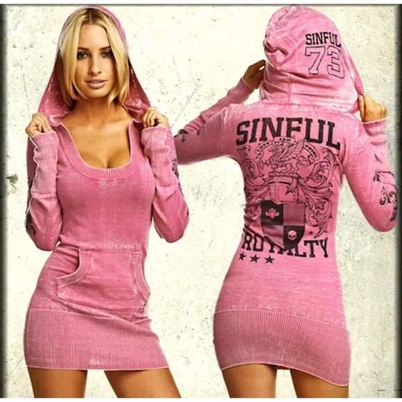 Affliction Dresses & Skirts - Sinful AFFLICTION Women's Top DAKOTA SWEATER DRESS